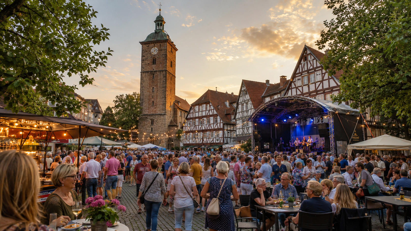 Bis 2026-08-16 Rintelner Altstadtfest 2026: Tage Live-Musik mitten in der historischen Altstadt