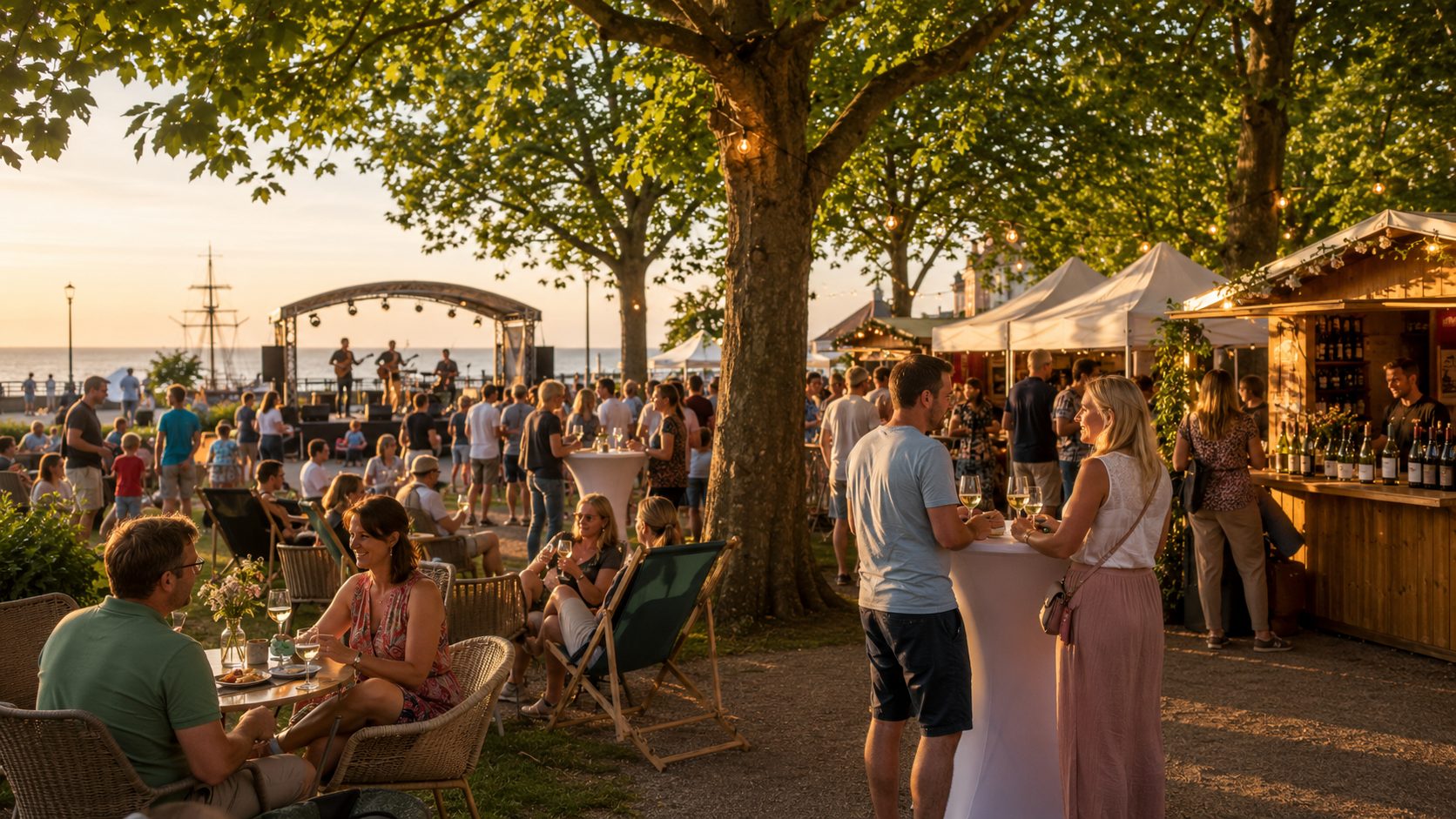 Cuxhavener Winzerfest 2026: Vier Tage Wein, Musik und Sommeratmosphäre im Kurpark Döse
